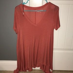 loose coral shirt